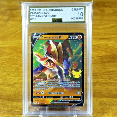 Pokemon Celebrations Classic Collection Zamazenta V 018/025 AGS