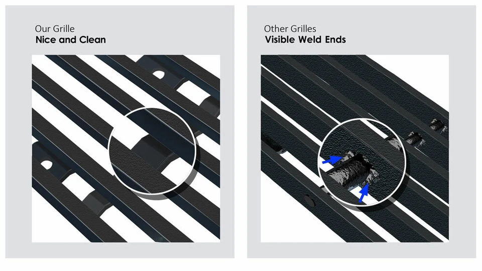 Se adapta a Infiniti G35 2003-2004 sedán negro billet parrilla insertos Foto 4 de 4