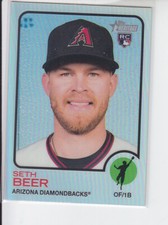 2022 Topps Heritage Silver Refractor Seth Beer RC Rookie #77 /673 Diamondbacks