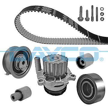 Dayco KTBWP3600 Water Pump & Timing Belt Set For Audi Seat Skoda VW-image