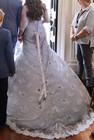 Pale Blue Couture Wedding Dress