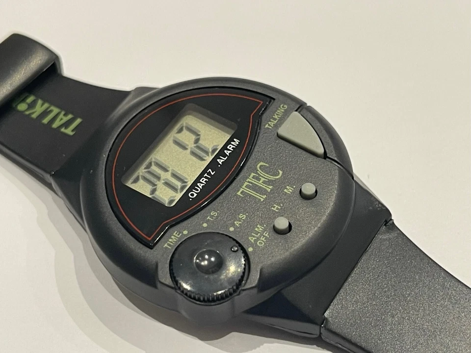 OROLOGIO PARLANTE DA POLSO SVEGLIA VOCALE ITALIANO PER CIECHI NON VEDENTI - Imagen 2 de 4