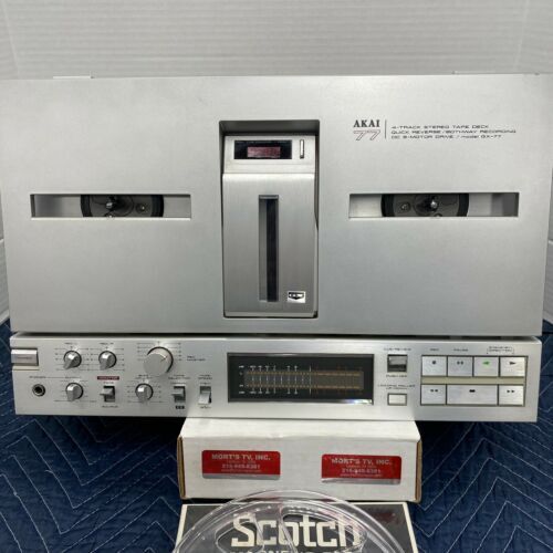 Picked up a working AKAI X-1800SD reel to reel machine. And got the speed  adapter : r/ReelToReel