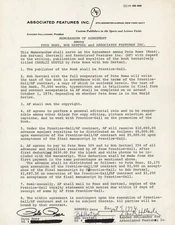 Pete Rose 1974 Signed Charley Hustle Book Contract Now HOF Eligible! PSA/DNA