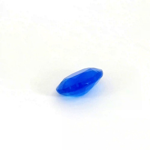 Rarissimo fieno naturale 0,21 ct 4x3 mm non trattato blu reale pietre preziose sfuse - Foto 3 di 5