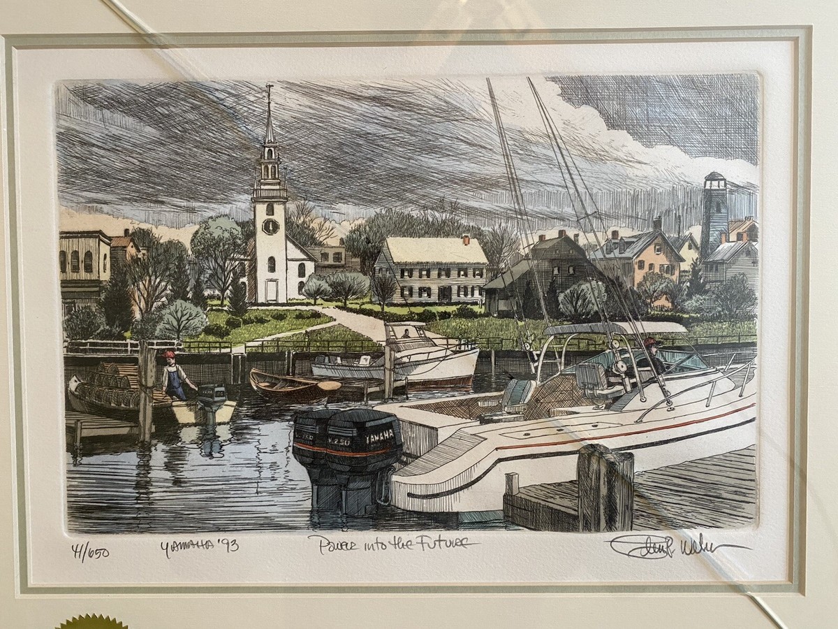 Original 1993 Glen P Weber “Power Into Future” Signed Etching | eBay