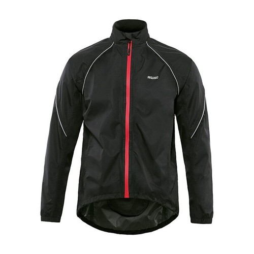 Veste de cyclisme extérieur course imperméable réfléchissante coupe-vent vêtements homme - Photo 14/14