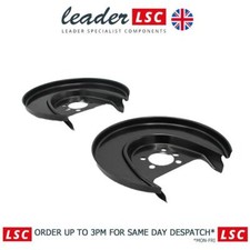 2x Rear Brake Disc Backing Plates Covers Audi A1 2014 to 2018 NEW 6Q0615611