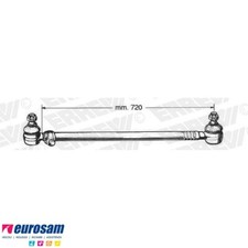 Tirante sterzo per iveco 50.9z 60.11 65/79.12z 60/65/79.10/f10 90.13/f13 L.720
