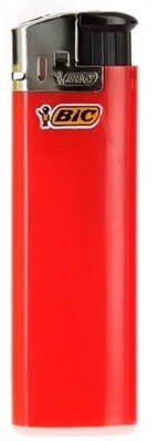 10x BIC Maxi J38 Rot Original Electronic Feuerzeug mit Kindersicherung