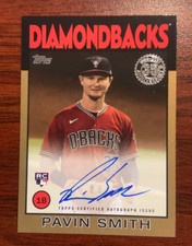 2021 Topps Update 86B-PS Pavin Smith 1986 Topps Gold Rookie Card Auto 35/50