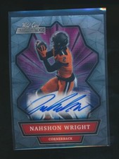 NAHSHON WRIGHT 2021 WILD CARD ALUMINATION AUTO