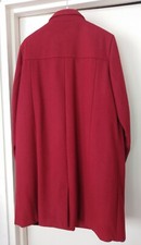Manteau Vintage Femme En Laine Rouge - Marque Regine (Nantes/La Baule) - Taille 38/40 - Occasion Très Bon état