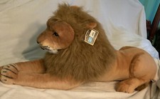 Melissa  Doug Lion Giant Stuffed Animal Plush New Realistic Safari Jumbo Nwt