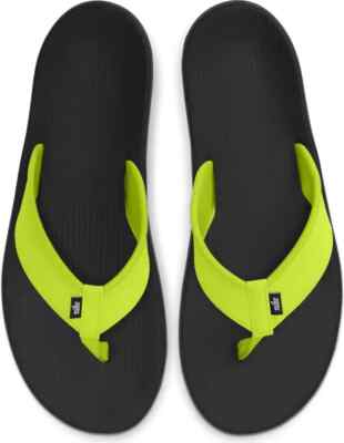 Nike Men's Kepa Kai Flip Flop Sandals VOLT/WHITE/BLACK (Size 14) BRAND NEW w/Tag