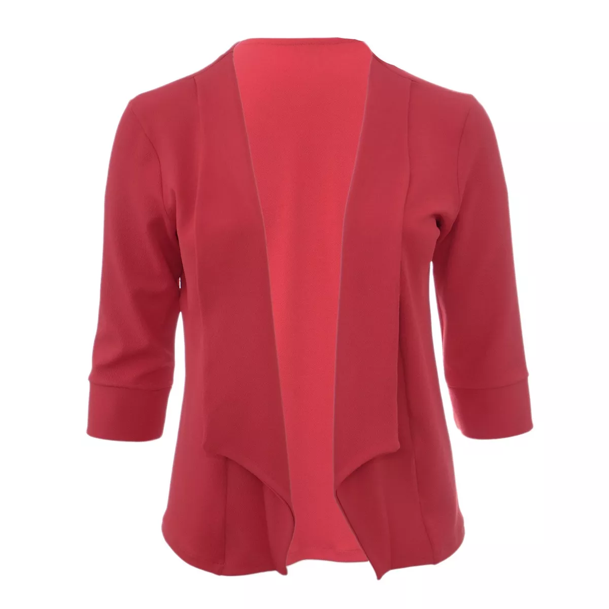 Plus size cheap red blazer jacket