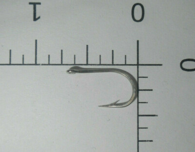 100 Mustad #3 Viking BAIT/FLY Hooks Forged Reversed NICKELPLATED X STRONG 9243A