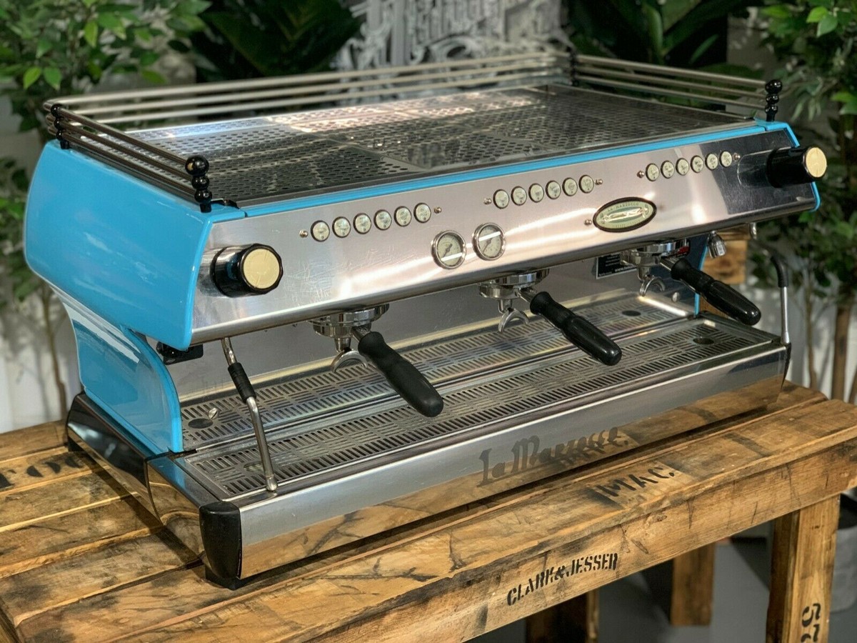 LA MARZOCCO FB80 3 GROUP BABY BLUE ESPRESSO COFFEE MACHINE