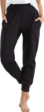 Body Up BLACK Athletic Joggers, US Large