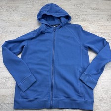 Vineyard Vines Cotton Sweater Boys XL 16/18 Blue Full Zip Hoodie Youth Kid