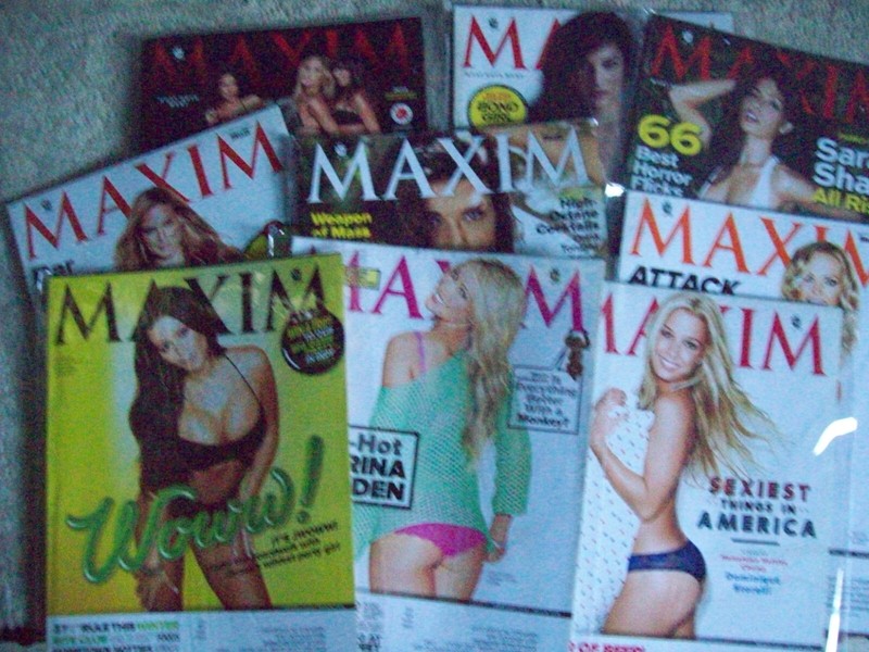 Assortment/Collection of MAXIM Magazines, various years