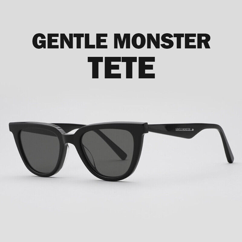 New Gentle Monster Tete 01 Black Acetate Cat Eye Frame New Gentle Monster Tete 01 Black Acetate Cat Eye Frame
