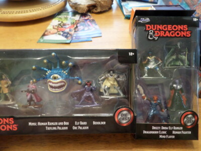 Dungeons And Dragons Die Cast Metal Figures Characters Jada- NEW