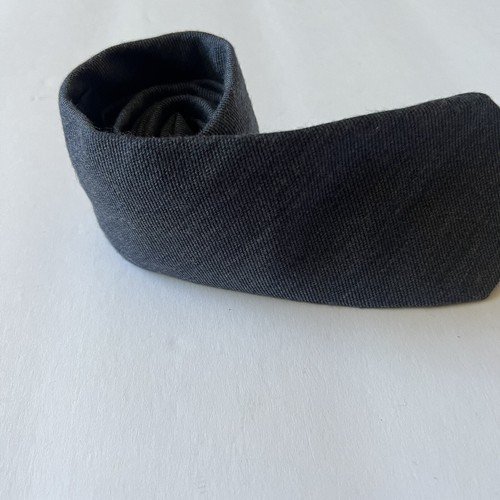 Corbata corbata ETON LANA Y SEDA PARA HOMBRE EN AZUL GRIS 3” NUEVA SIN ETIQUETAS - Imagen 5 de 18