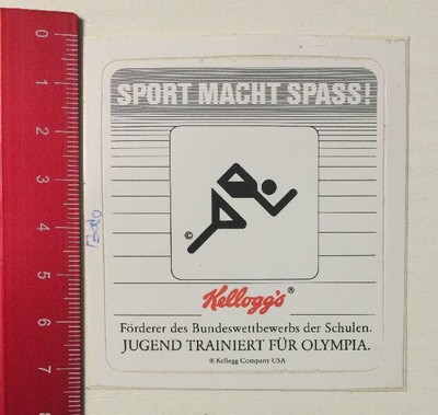 Aufkleber/Sticker: Kellogg's - Sport Macht Spass - Jugend Trainiert (060616188)