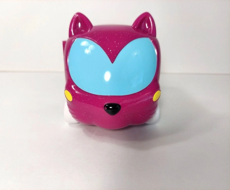 Tomy Archamps Hot Pink Sparkle Van w/ Cat On Wheels Playset Vehicle Toy Gift - Image 3 of 4