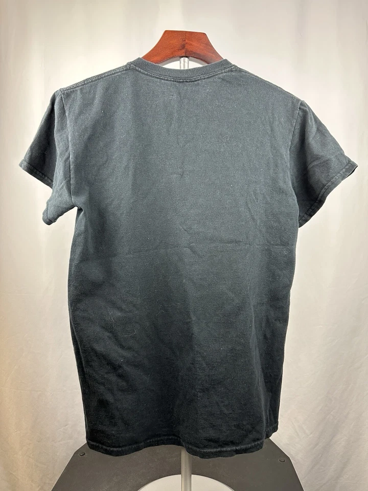 Camiseta negra vintage Thrasher para hombre Pushead revista de skate Y2K talla pequeña Foto 3 de 4