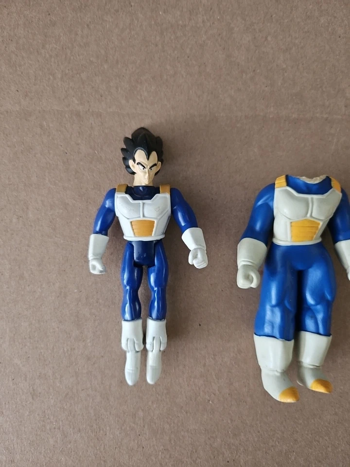 Figura de acción traje de goma Dragon Ball Z Vegeta Bandai Irwin Fun Trl8#130 Foto 3 de 4