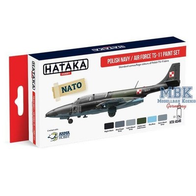 Hataka HTK-AS46 Polish Navy / Air Force TS-11 paint set