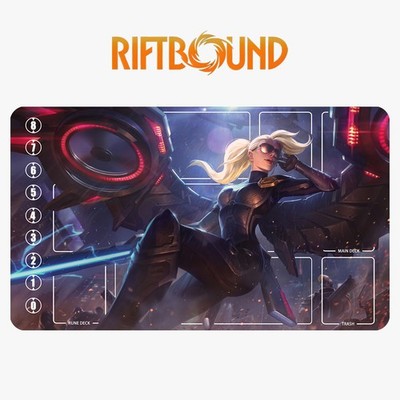 Kayle Riftbound Playmat League of Legends TCG Mat+Bag Multi-Style