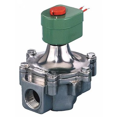 Asco 8215G020b Solenoid Valve, 2-Way, 2-Position, Normally Closed, 1/2 In Pipe