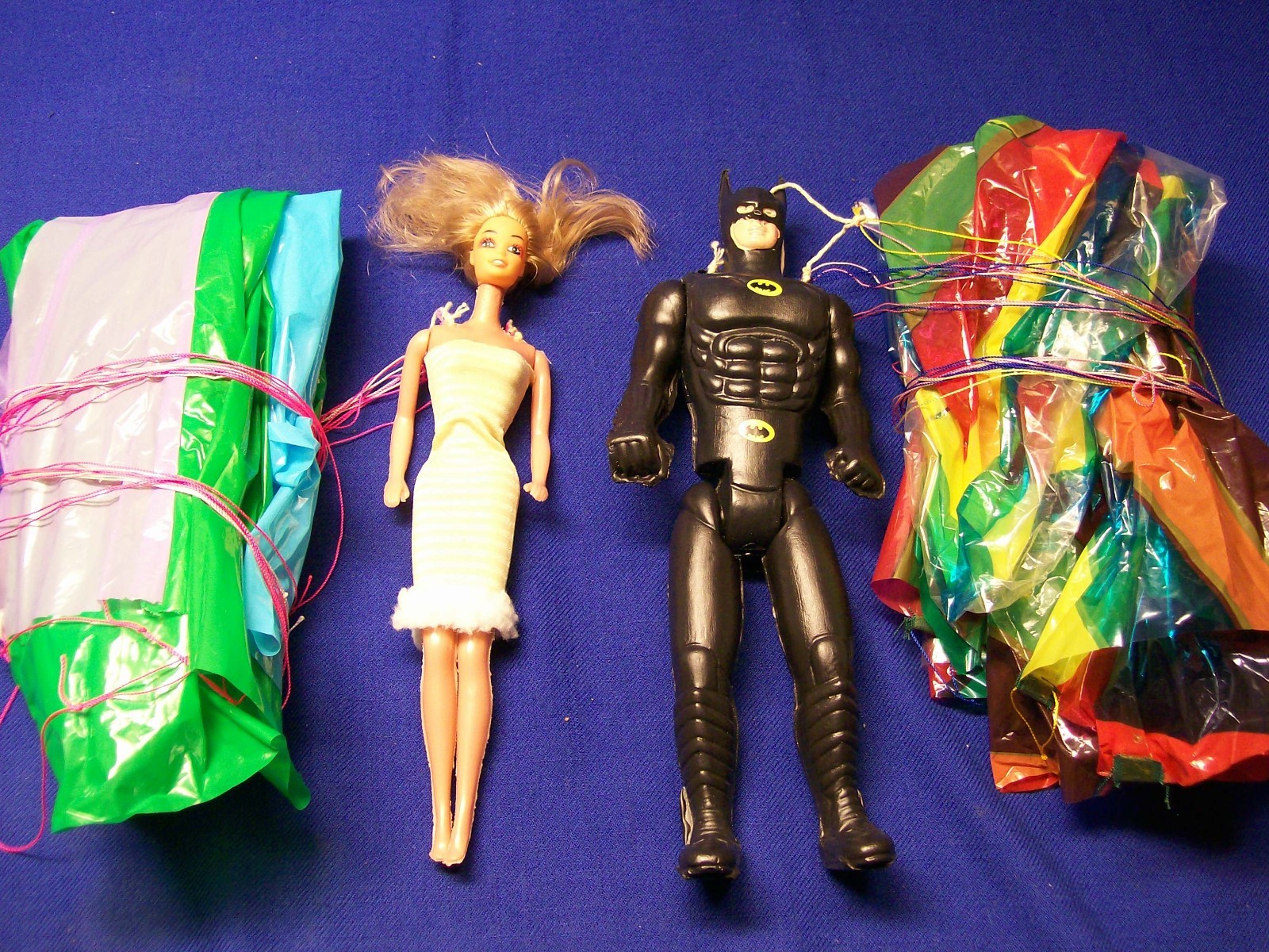 Vintage Batman Vicki Vale Plastic 12.5" Figure Parachute Bootleg KO Mexican 1989