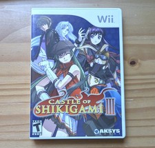 Nintendo Wii Castle of Shikigami III w/ manual