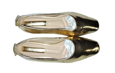 gold dress flats for women Cole Haan Women's Bridget Mary Jane Ballet Flats - Gold main image 0