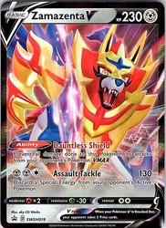 Zamazenta V SWSH019 Sword & Shield Black Star Promo