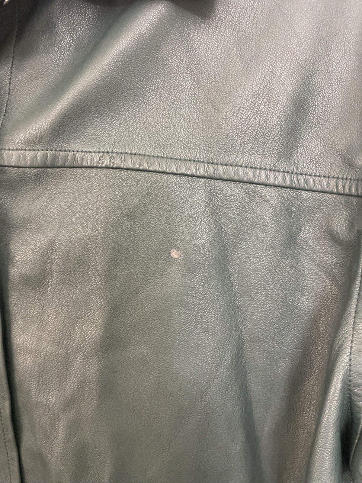 Love, Whit by Whitney Port Green Faux Leather Shacket Size S