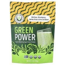 Green Power, Organic Alkalizing Super Greens Powder, 6 oz 170 g 