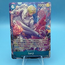Sanji OP11-051 SR  Alt Art A Fist of Divine Speed ONE PIECE Card English (A)