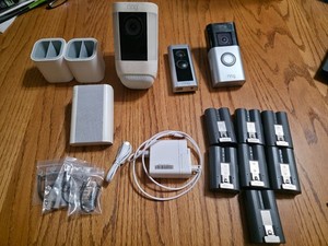 Ring PRO Bundle - Whole-Home Kit (2 Doorbells + Cam + Chime + 5 Batteries)