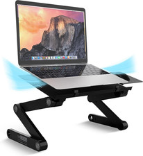 Workez Adjustable Laptop Stand for Desk, Portable Laptop Stand Adjustable Height