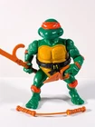 1988 Playmates TMNT Hard Head Michelangelo Vintage Incomplete Ninja Turtles