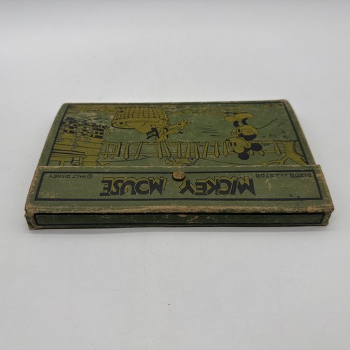 Vintage 1930’s Era Walt Disney MICKEY MOUSE & PLUTO Pencil Box ~ Dixon USA #2708 - Picture 4 of 22