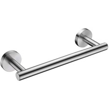 9 Inch Silver Bath Hand Towel Bar Sus 304 Stainless Steel Towel Rod Rack Holder