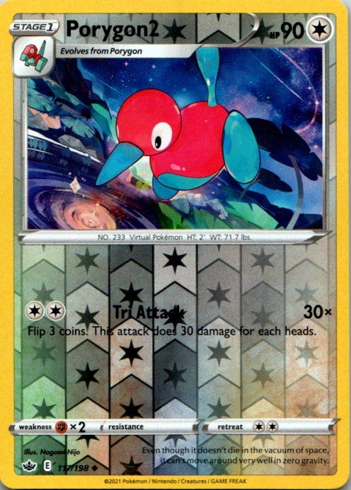 Porygon2 117/198  2021 NM Pokemon Card