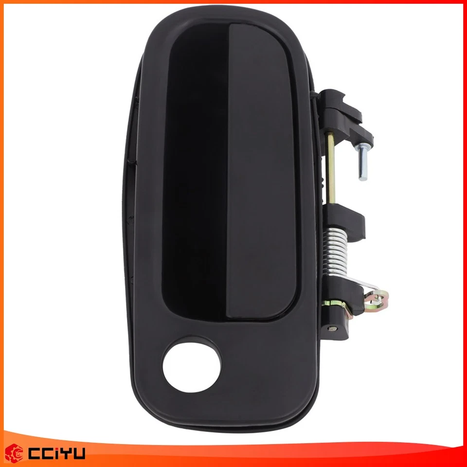 For 92-96 Toyota Camry Black Door Handle Outside Front Left Driver Side Exterior - Image 2 of 4