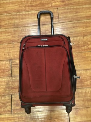 Samsonite 23  Carry On Zip Spinner Wheels Handle Travel Luggage Suitcase READ